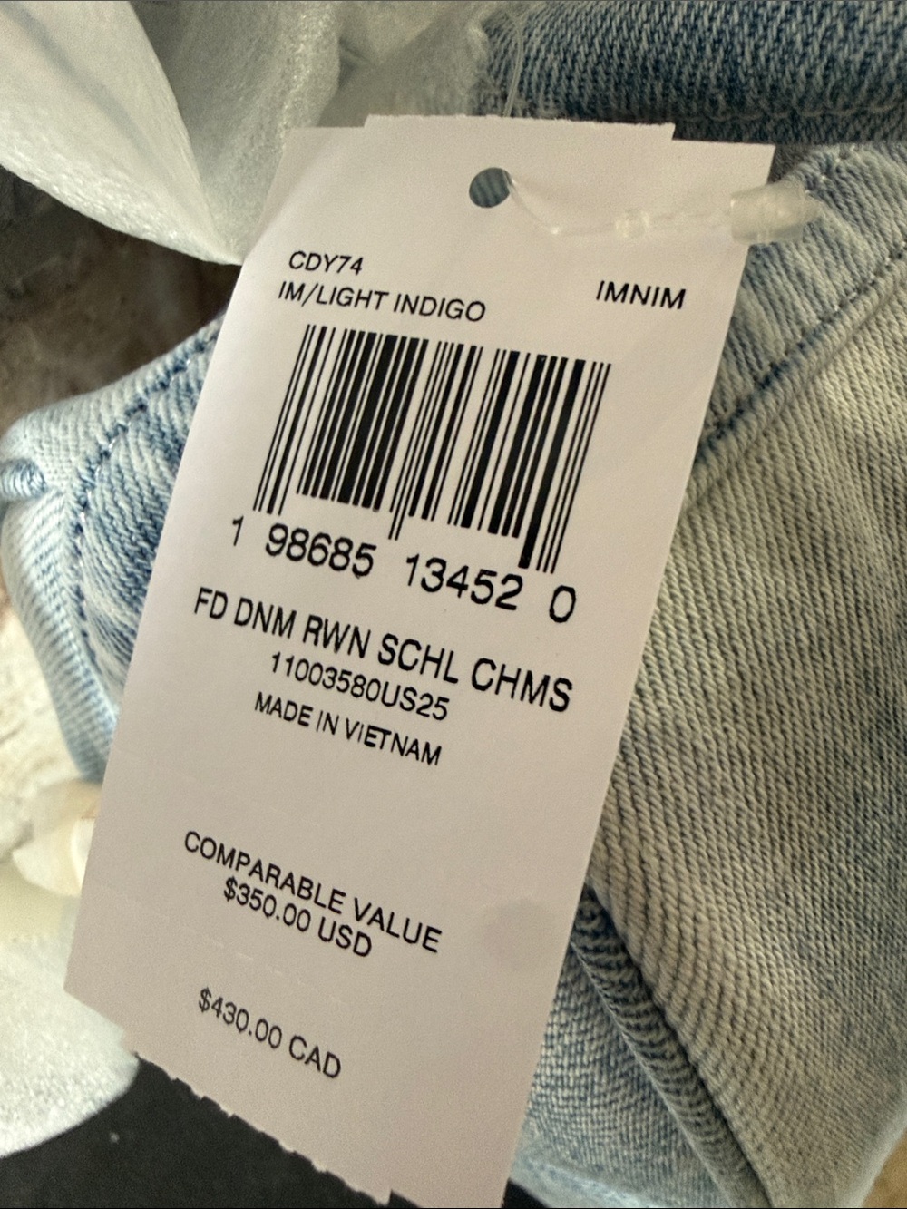 Coach Rowan in Loved Denim with Charms - Picture 8 of 11